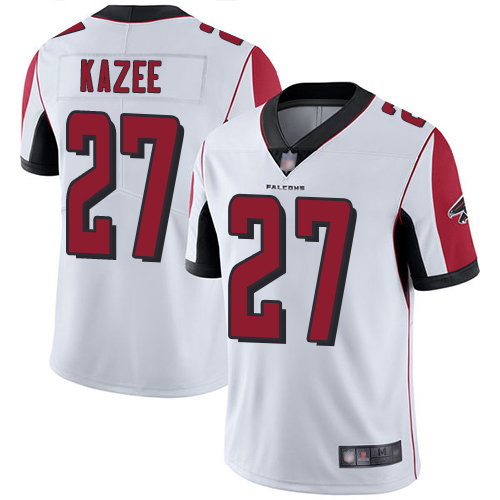 Atlanta Falcons Limited White Men Damontae Kazee Road Jersey NFL Football 27 Vapor Untouchable
